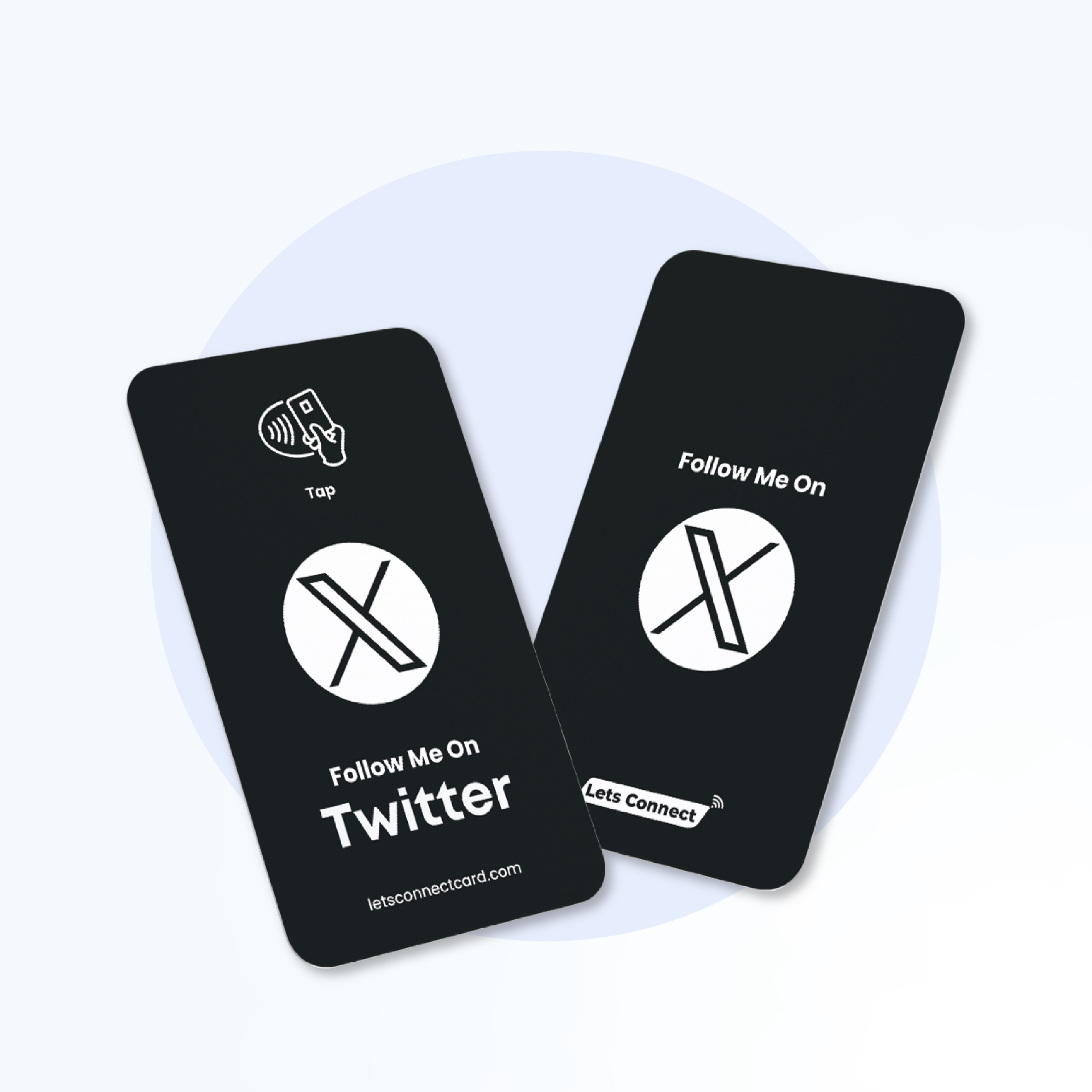 Minimal Twitter NFC business card